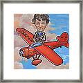 Amelia Earhart Framed Print