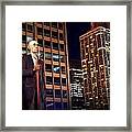 American Gothic In Chicago Framed Print