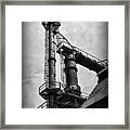 American Industry In Black And White Framed Print