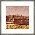 Amish Farm Framed Print