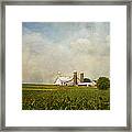 Amish Farmland Framed Print