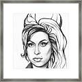 Amy Winehouse Framed Print