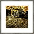 An Aged Photo Of The Old Waterloo Mill Framed Print