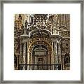 An Alter In The Salamanca Cathedral Framed Print