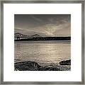 An Evening On The River Framed Print