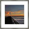 Anacapa Island Pier Framed Print