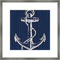 Anchor Nautical Print Framed Print