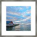 Anderson Dock Sunset Framed Print