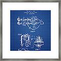 Anesthetic Gas Machine Patent From 1952 - Blueprint Framed Print