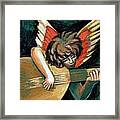 Angel With Lute Framed Print
