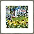 Annie's Summer Cottage Framed Print