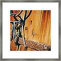 Antique Keys And Rings Framed Print