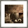 Antiques Still Life Framed Print