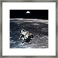 Apollo 11 Photo Of Lunar Module Ascent Stage Framed Print