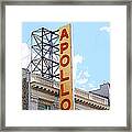 Apollo Theater Sign Framed Print