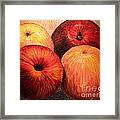 Apples And Oranges Framed Print