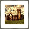 Approaching Fountains Abbey Framed Print