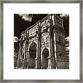 Arch Of Constantine Framed Print