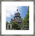 Illinois State Capitol  - Luther Fine Art Framed Print