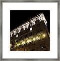 Architecture In Rome Italy - Just Lift Your Head Day And Night Framed Print