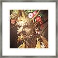 Arcimboldo's Four Seasons In One Head Framed Print