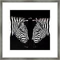 Are You One  Of Those Stripey Things Too Framed Print