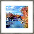 Arkansas River In Salida Co Framed Print