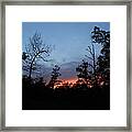 Arkansas Sunset Framed Print