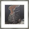 Army Boot Retired Framed Print