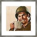 Army Coffee Framed Print