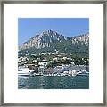 Arrival To Capri Framed Print
