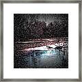 Artistic 2 November 26 2013 - The First Ice For The Seasong Framed Print