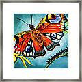 Artwork Peacock Butterfly Framed Print