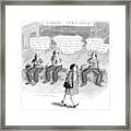 Asexual Harassment Framed Print