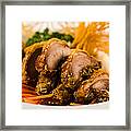 Asian Fried Duck Framed Print