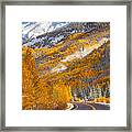 Aspen Highway Framed Print