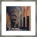 At The Barcelona Cathedral Framed Print