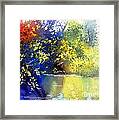 At The Marsh Framed Print