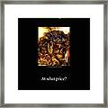 At What Price Framed Print