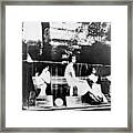 Atget Hairdresser, C1920 Framed Print