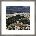 Athens View From Acropolis Framed Print