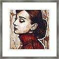 Audrey Hepburn Framed Print