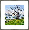 Augusta National Clubhouse Framed Print