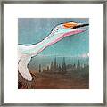Austroraptor Dinosaur Framed Print