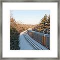 Auto-racks Spencer Massachusetts Framed Print