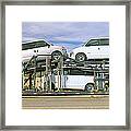 Auto Transporter, Gm Vans, Route 40 Framed Print