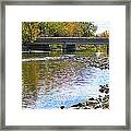 Autumn Along The Fox River Framed Print