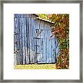 Autumn Barn Framed Print