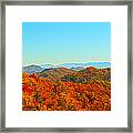 Autumn Blue Ridge Framed Print
