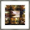 Autumn Collage Framed Print